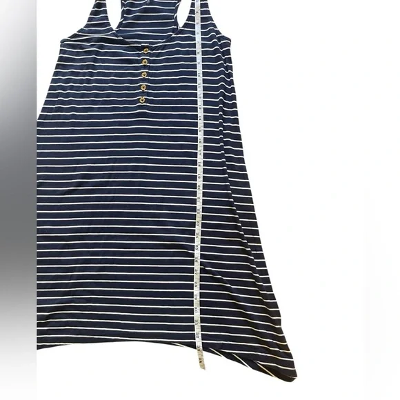 Lilly Pulitzer Dress Jennalyn Swing True Navy Palm Stripe Size XS - Picture 11 of 13